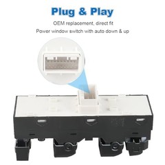 Master Power Window Switch Compatible with Kia Forte 2019 2020 2021, Driver