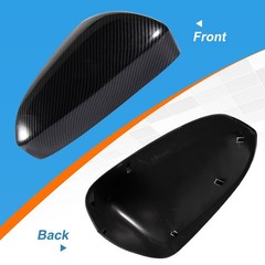 Car Carbon Fiber Rearview Mirror Cover Cap Housing Protective Cover Fit for F…