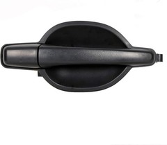 Outside Door Handle Black Textured Compatible with Mitsubishi Endeavor 2004-2011