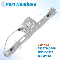 Rear Left Driver Side Power Window Regulator Without Motor Compatible with