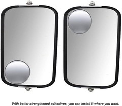 3″ Round Convex Wide Angle Rear View Mirror with Aluminum Frame Size: 1 piece