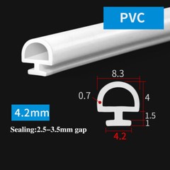 1M/2M/5M Bubble Gasket Seal for UPVC Doors Windows Rubber Strip Draught Repair