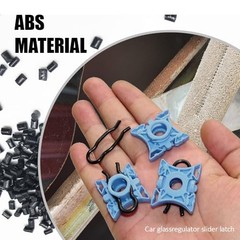 4PCS Window Regulator Sliding Pivot Clips, Automotive Clips, 1.09″ x 1.3″ Blue