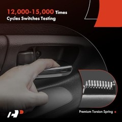 Rear Driver or Passenger Side Interior Door Handle Compatible with Dodge