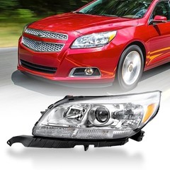 Headlight Assembly Compatible with Chevy Malibu 2013 2014 2015 Driver Left Side