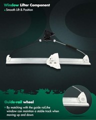 Front Left Driver Side Power Window Regulator Without Motor Fit for 2007-2012