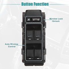 Front Left Driver Side Master Power Window Switch Fits Dodge Magnum – Pack of 10