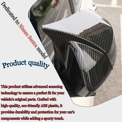 2PCS Sports Rear Mirror Cover Carbon fiber For 2013-2019 Nissan sentra/Altima