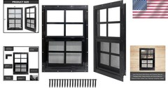 18×23 Shed Windows with Tempered Glass, 2 Pack