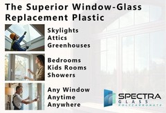 Spectra Glass Clear Polycarbonate Window Glass Replacement 24”x48”