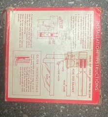 Two ACME Sash balances and glides Side type, number 14