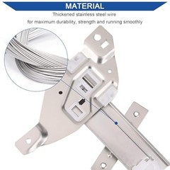 Power Window Lift Regulator with Motor Assembly Front Left Driver Side