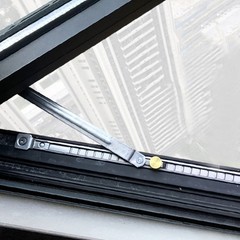 No Punching Wind Support Window Bars Security inside Door and Limiters