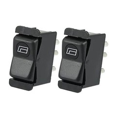 2pcs Power Window Switch Front Driver Side Master Control Switch
