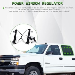 Power Window Regulator with Motor Assembly Compatible for Rear Left Driver Side