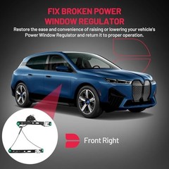 741-485 Power Window Regulator with Front Right 1999-2000 BMW 323I with Motor