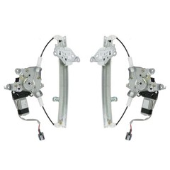 Rear Power Power Window Regulator & Motor Assembly Set Compatible WRA50728