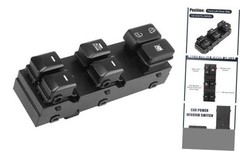 Power Window Switch, Front Left Driver Side Window Control Switch for Kia