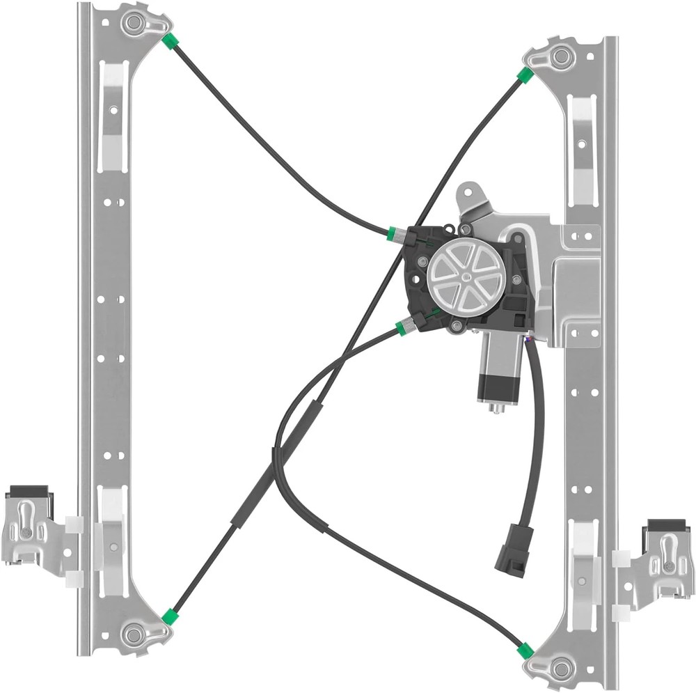 Front Driver Side Power Window Regulator with Motor (2 Pins) Fit for 2004-2007 B
