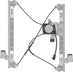 Front Driver Side Power Window Regulator with Motor (2 Pins) Fit for 2004-2007 B