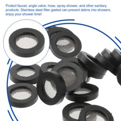 20 Pcs Kitchen Sink Replacement Washers with Screens Sprinkler Maintenance