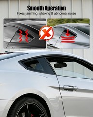 Rear Quarter Window Regulator Repair Kit Compatible with Ford Mustang MK5 S19…