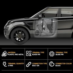 Rear Left Driver Side Power LR153962/LR098183 LR153962 Rear Driver Left Side