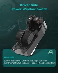 Power Window Switch Front Left – Fits Scion TC 2007-2008 Toyota Echo