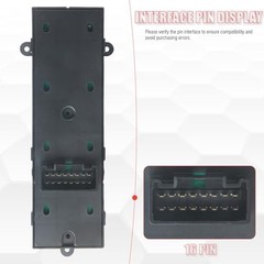 Power Window Switch Driver Side | Compatible with Kia Optima 2011 2012 2013,