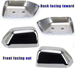 Exterior Door Top Half Tow Mirror Cap Cover for Super Duty 2017-2025 F250 F350 2