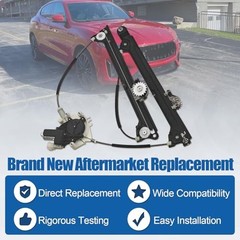 For 17-24 Maserati Levante M161 Front LH Driver Side Window Regulator W/Motor US