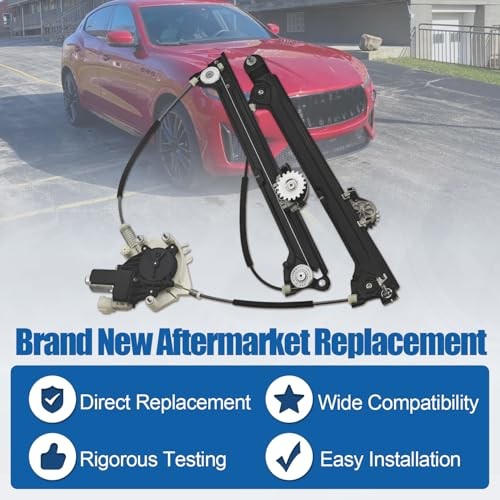LH Driver Side Window Regulator W/Motor For 2017-24 Maserati Levante M161 Front