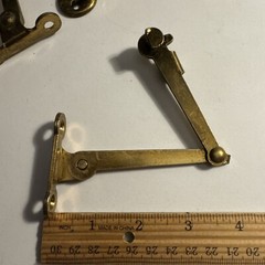 Vintage Window Ventilation Sash Lock 9 New Old Stk 3Open Johnson’s Pat1919 Brass
