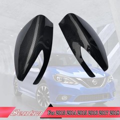 2PCS Sports Rear Mirror Cover Carbon fiber For 2013-2019 Nissan sentra/Altima