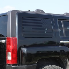 Rear Side Window American Flag Decals Compatible with 2005-2009 Hummer H3, Am…