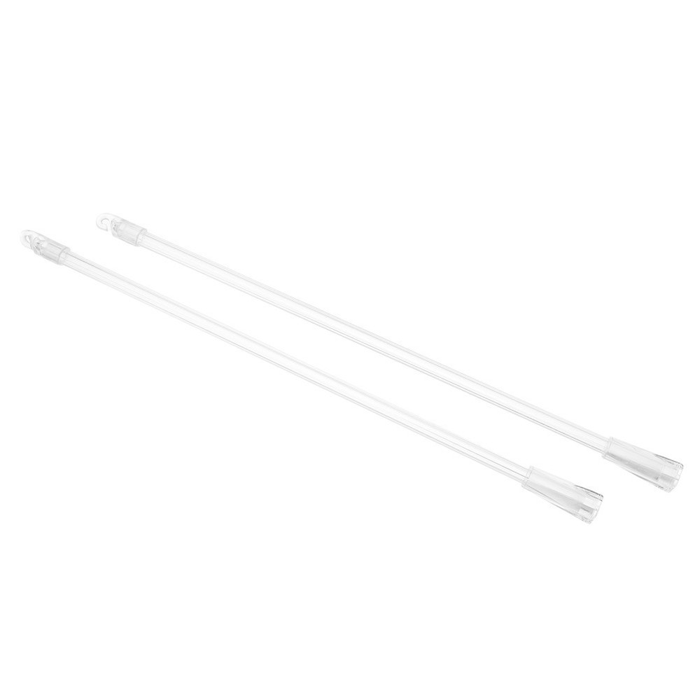 2 Pcs Blind Wand Replacement with Hook Window Tilt Curtain Pull Rod