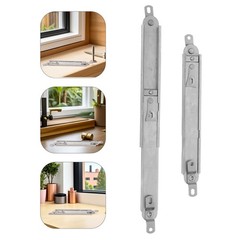 2 Pcs Adjustable Sliding Window Security Lock Telescopic Support Rod