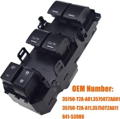 Front Left Driver Side Master Window Switch 2013-2017 Accord Sedan EX-L