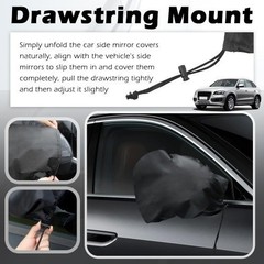 2PCS Side Mirror Covers, Drawstring-style Mirror Covers Provide Protection from