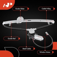 Power Window Regulator with Motor Compatible with Honda Rear Passenger (RH)