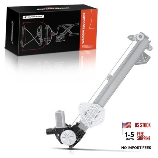 Power Window Regulator with Motor Front Driver Side Compatible with Honda