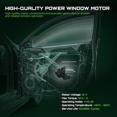 Kia Sorento 82450-2P010 Power Window Motor – Front driver Side Power Window