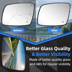 Driver Side Mirror Replacement for 2009 2010 2011 2012 2013 Driver Side (Left)