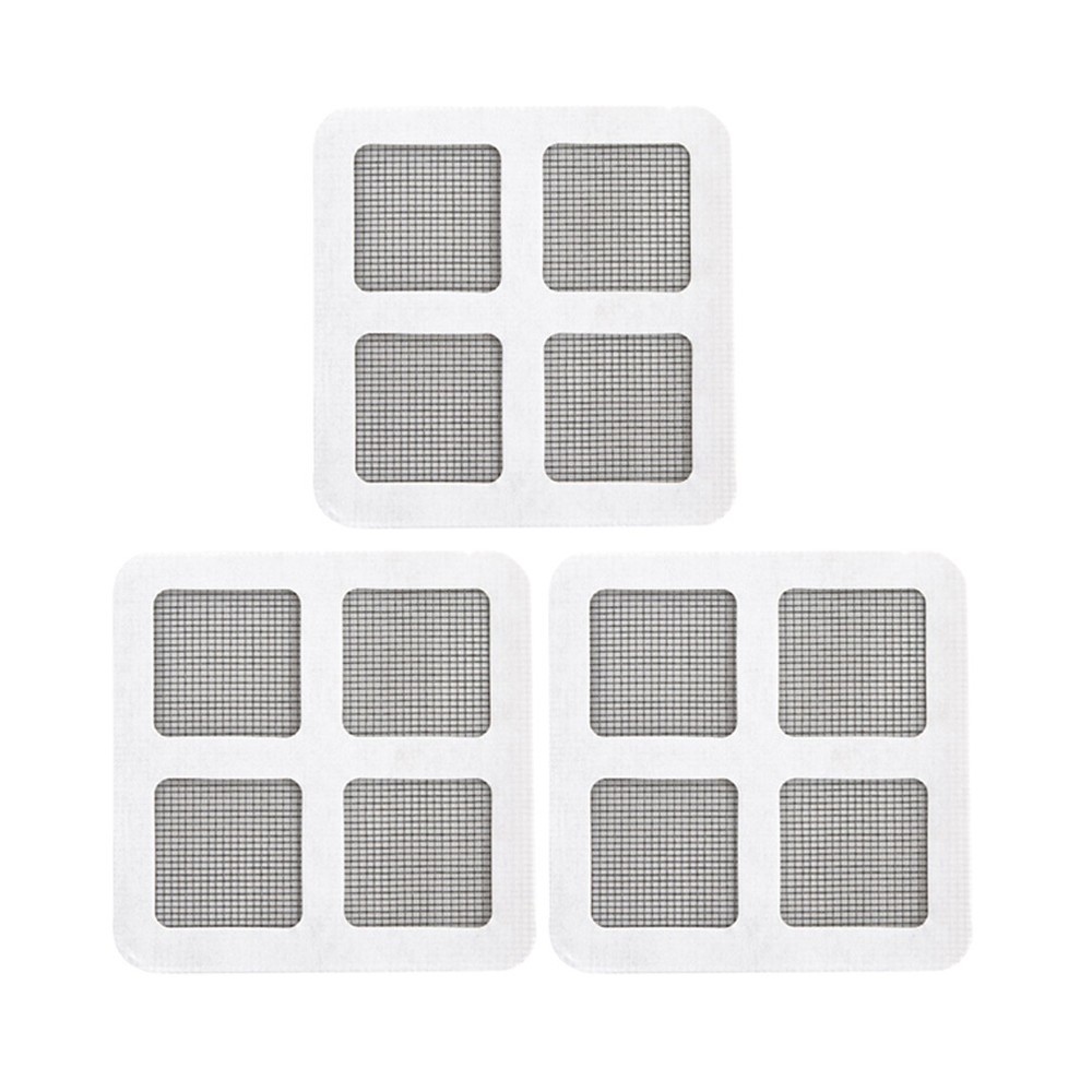 3 Pcs Self Adhesive Polyurethane Mesh Screen Repair Patch for Window Door