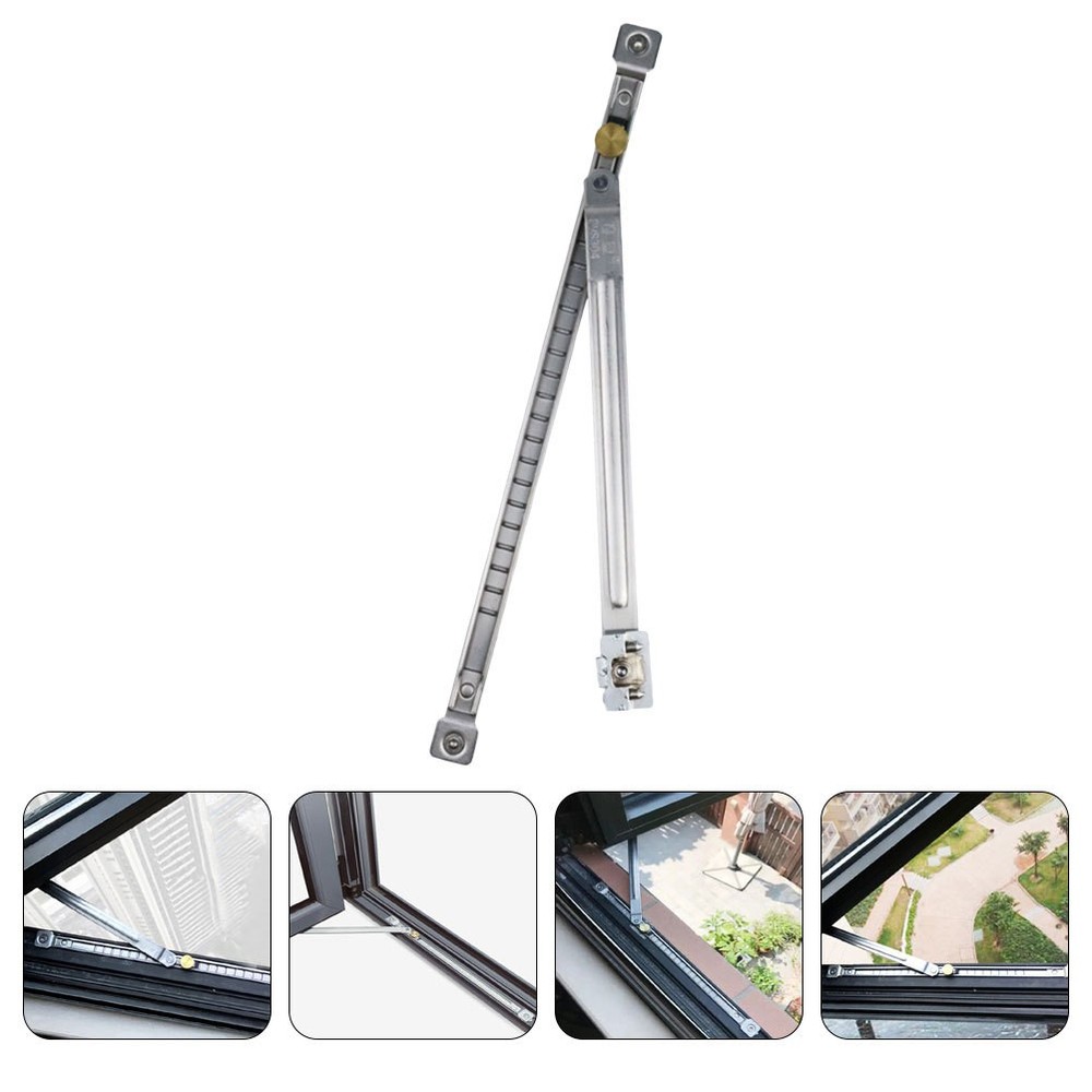 No Punching Wind Support Window Bars Security inside Door and Limiters