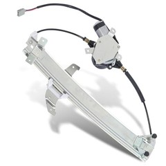 Passenger Side Power Window Regulator With Motor Fit Front Right Black/White