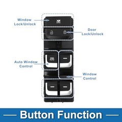 AUTO Power Window Switch No.93570D9000 for Kia Sportage 2017-2021 Front/Left