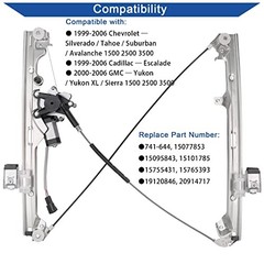 Obaee 741-644 Power Window Regulator & Motor Assembly Front & Left Driver Side