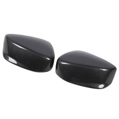 1 Pair Carben Fiber Style Side Mirror Cap Cover For European