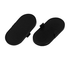 Aluminum Alloy Casement Window Locking Handle Grip Right Hand Black 2pcs